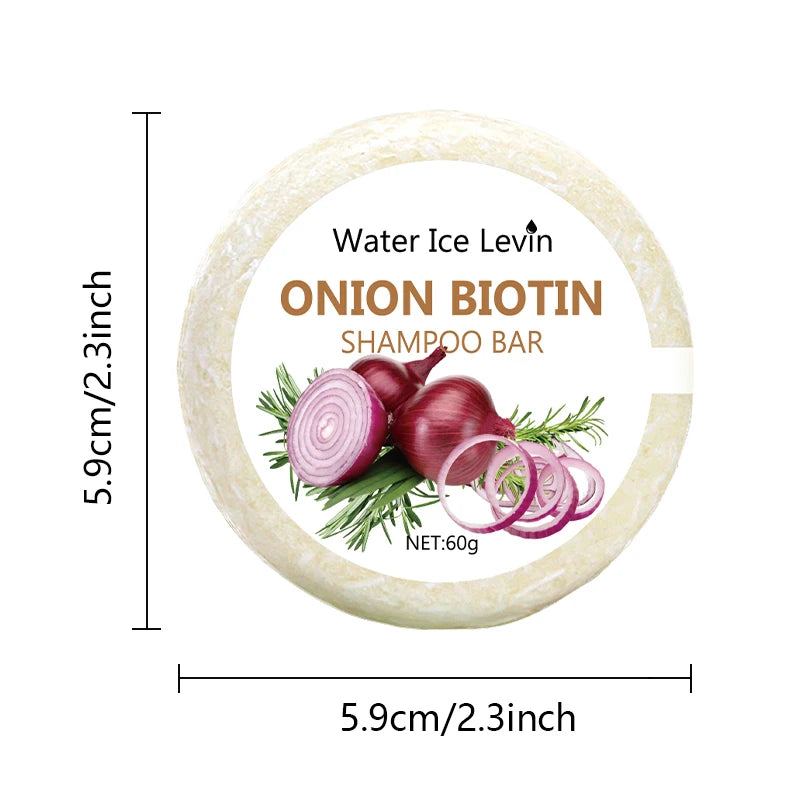 Onion and Biotin Shampoo Soap &ndash; Moisturizing and Smoothing Formula
