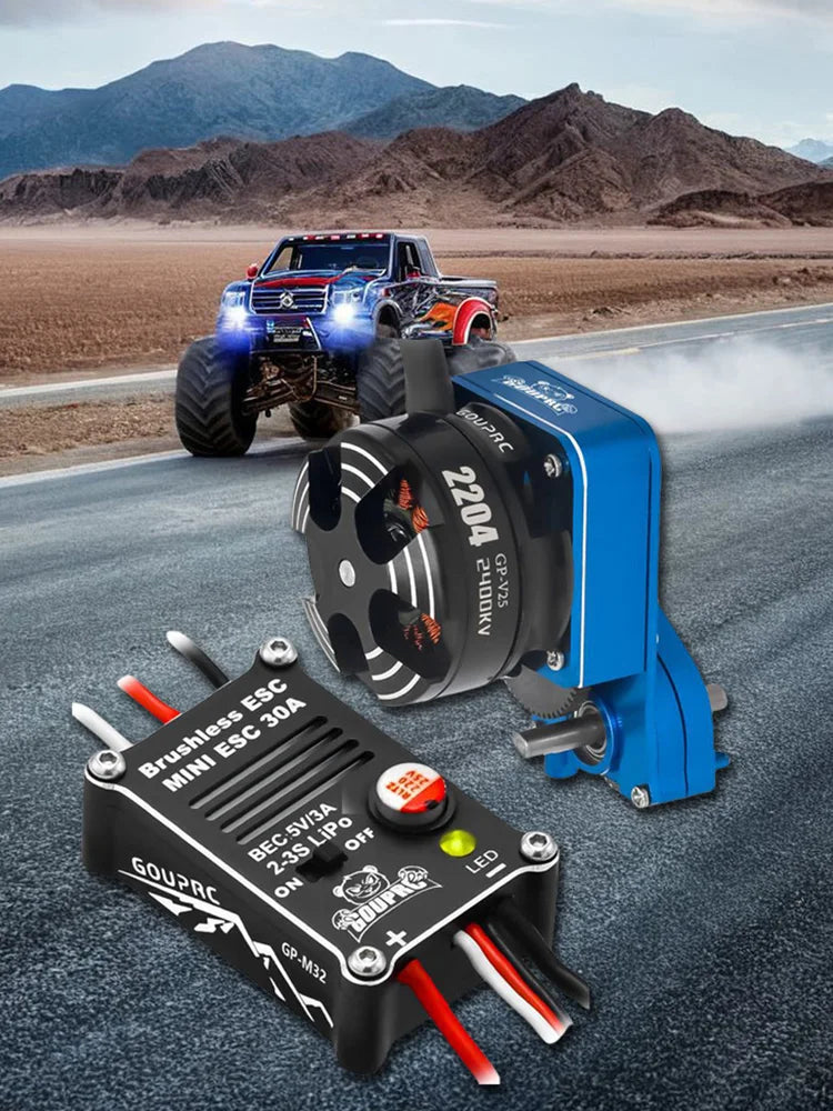 2204 2400KV Outrunner Motor With Transmission &ndash; ESC Included