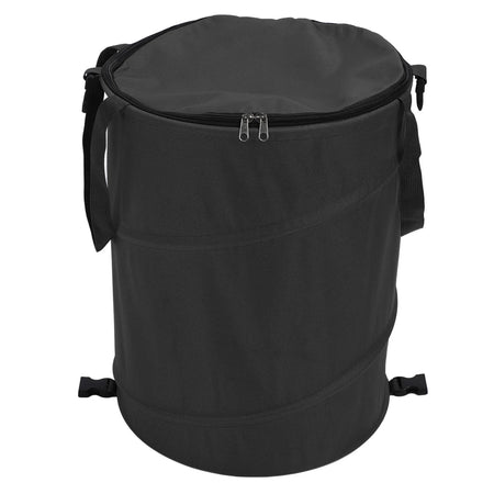 Camping Trash Can &ndash; Large 37.8L Capacity Foldable With Lid black