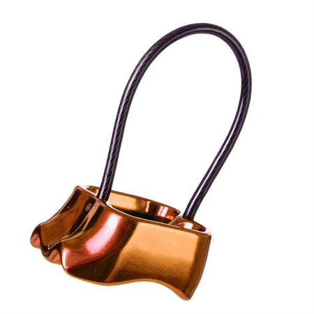 Rock Climbing Belay Rappel Device &ndash; Sturdy Alloy Build Orange / CHINA