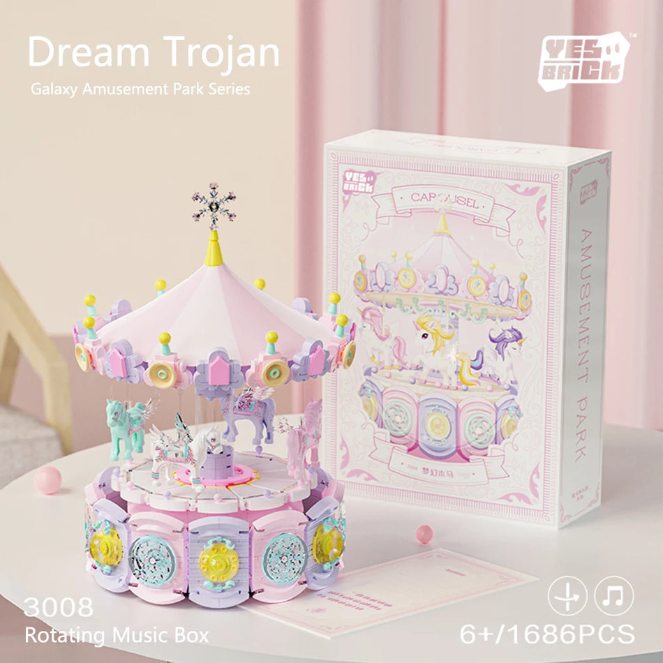 Wltoys 1686 1688 Building Blocks &ndash; Rotating Music Box 1686PCS 3008