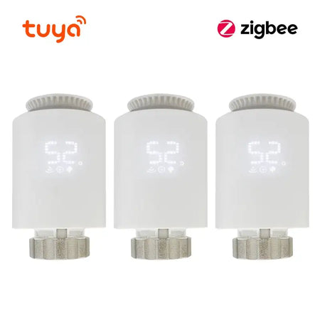 Tuya Zigbee 3.0 Smart TRV Radiator Thermostatic Controller ME167 3PCS