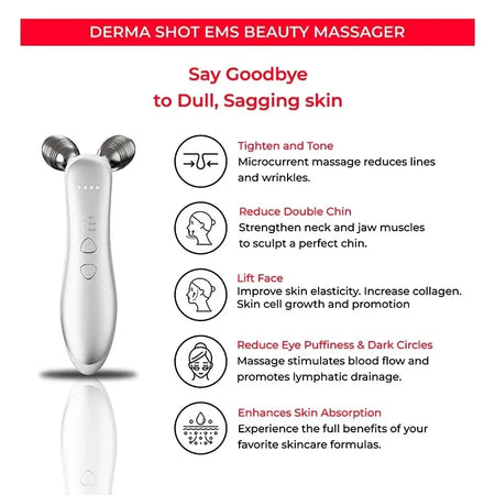 Vilnason Micro-Current Facial Roller &ndash; Skin Firming