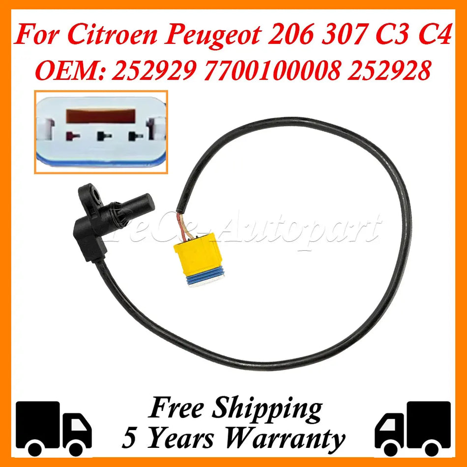 Transmission Speed Sensor For Citroen Peugeot 206 307 C3 C4