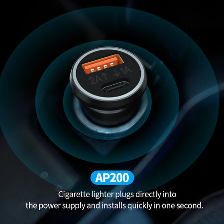 AKAMATE Car Charger USB C QC3.0 582403 &ndash; 20W Fast Charge