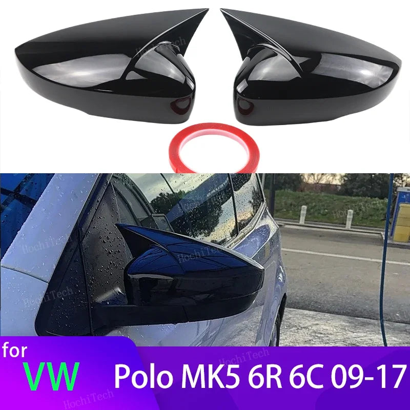 ABS kryty zrkadiel v štýle trúby pre Volkswagen Polo MK5 6R 6C