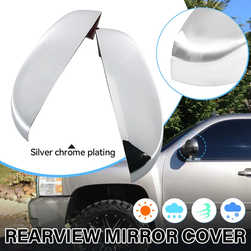 GMC Rearview Mirror Cover for Yukon, Sierra, Silverado, Tahoe Electroplated Trim
