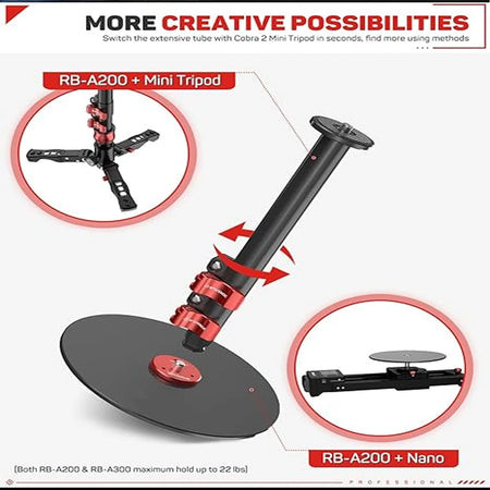 IFOOTAGE Cobra 2 Round Base Monopod &ndash; Ultra Lightweight