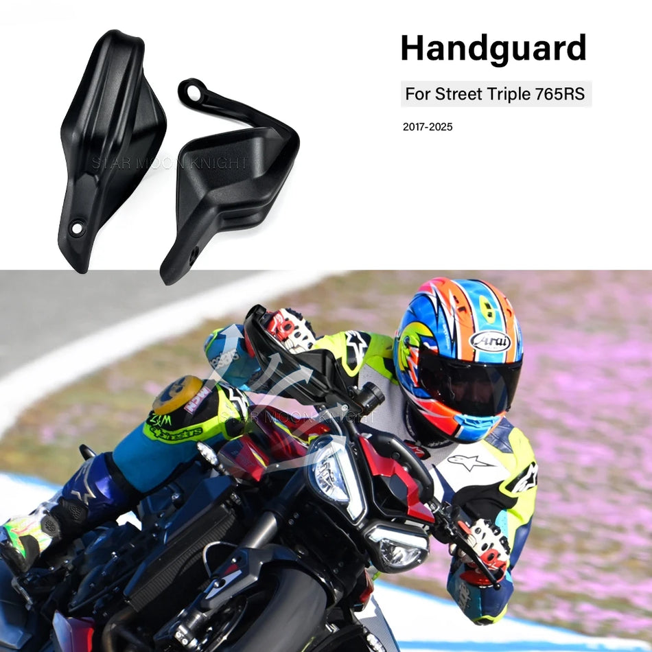 Triumph Street Triple 765RS zaščita za roke z ABS in polikarbonatnim vetrobranom za motocikel