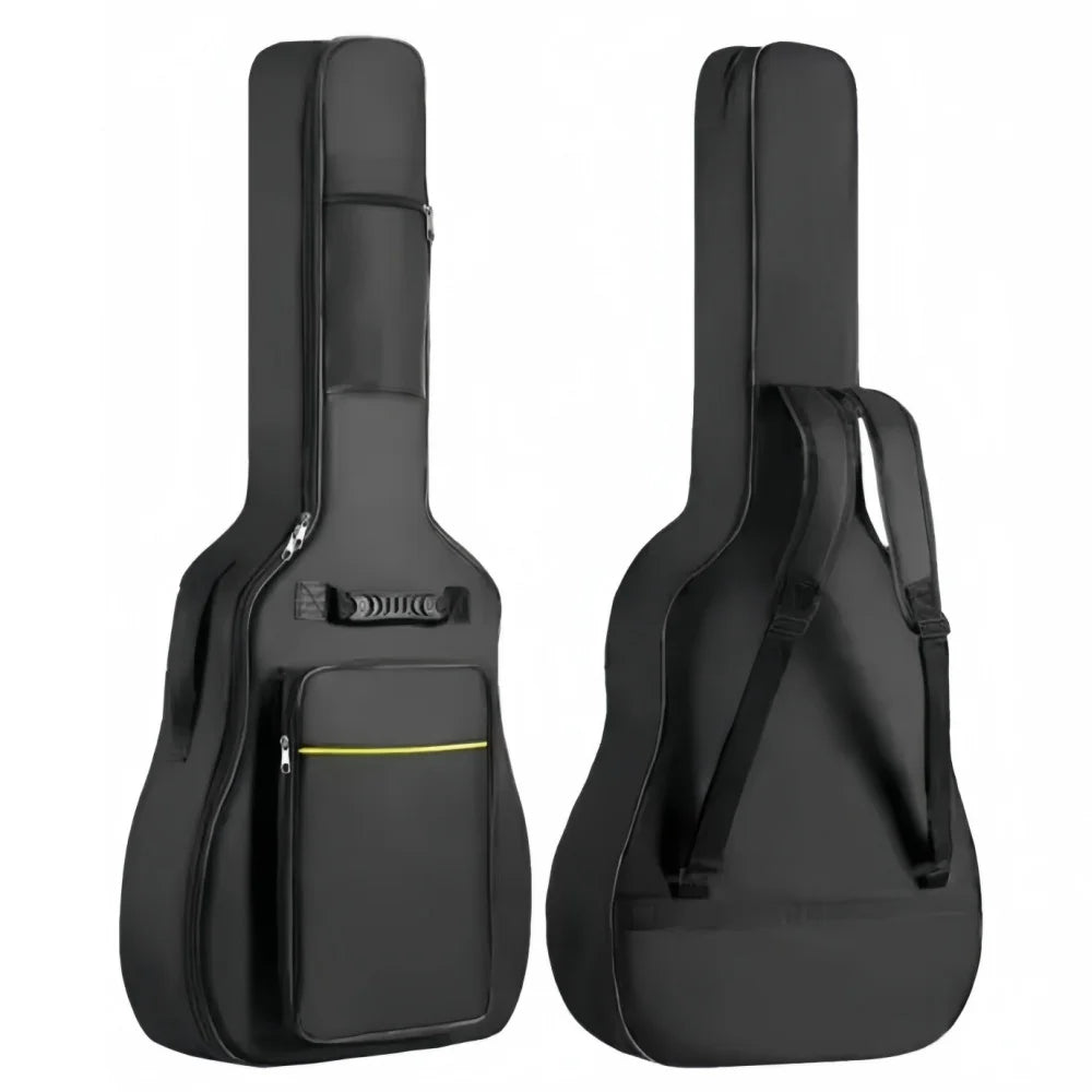 Acoustic Guitar Gig Bag 41 Inch &ndash; Water Resistant Case Black 41 Inch