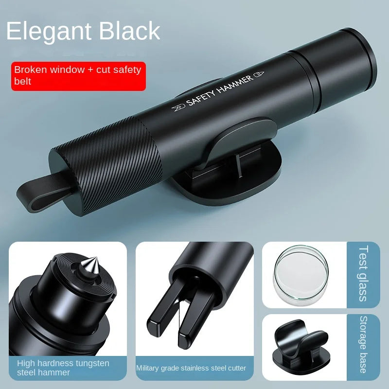 Car Window Breaker Escape Tool &ndash; One Second Seatbelt Cutter A10black