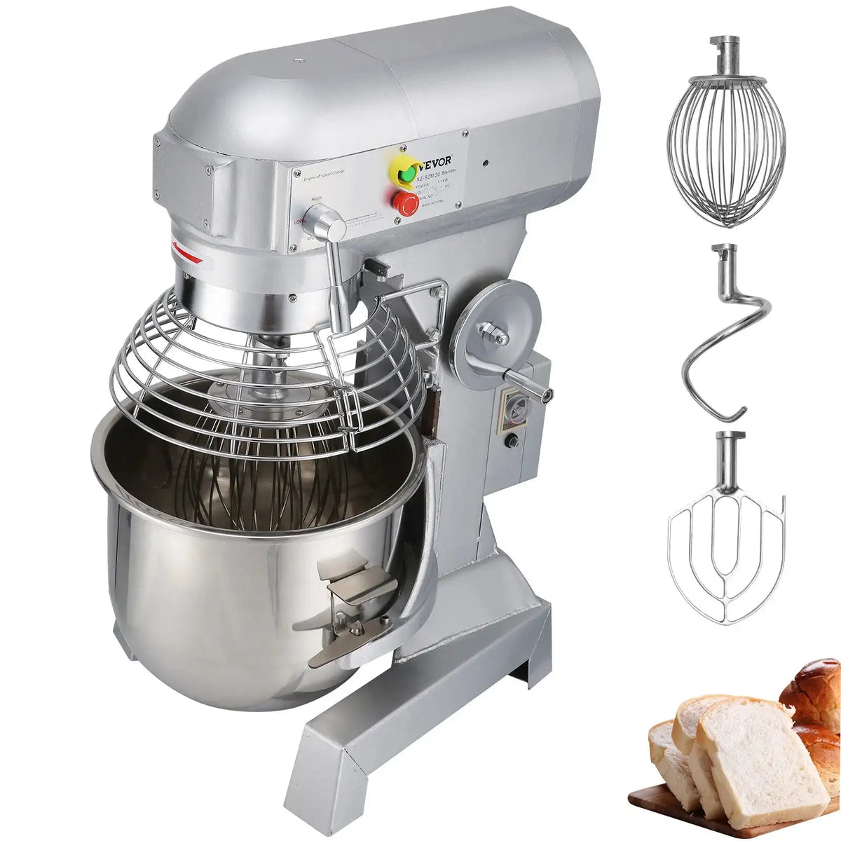 10 To 30L Commercial Dough Mixer Stainless Steel