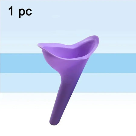 750ml Mini Toilet For Travel &ndash; Ultra Portable Urinal Purple