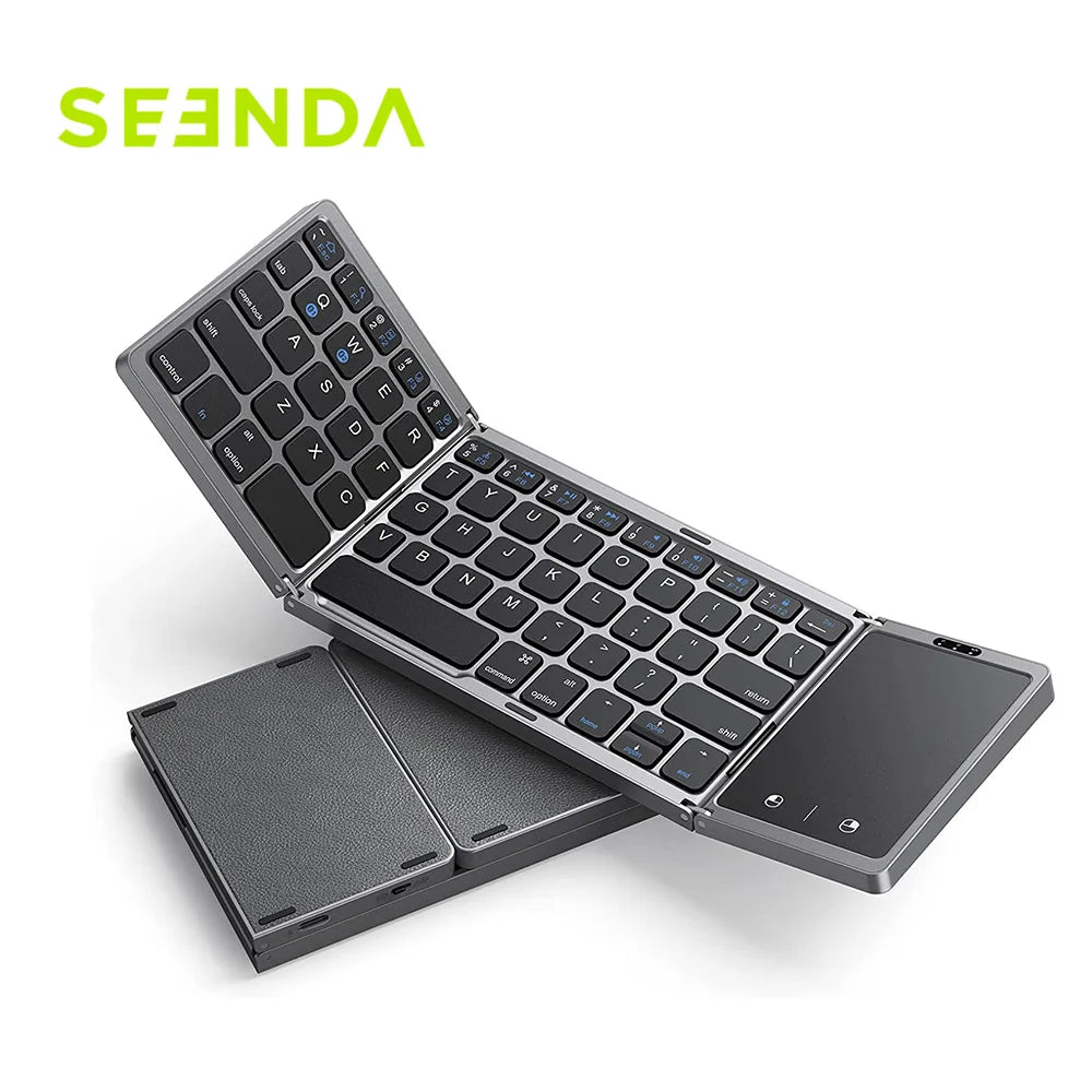Seenda Foldable Wireless Bluetooth Keyboard &ndash; Rechargeable