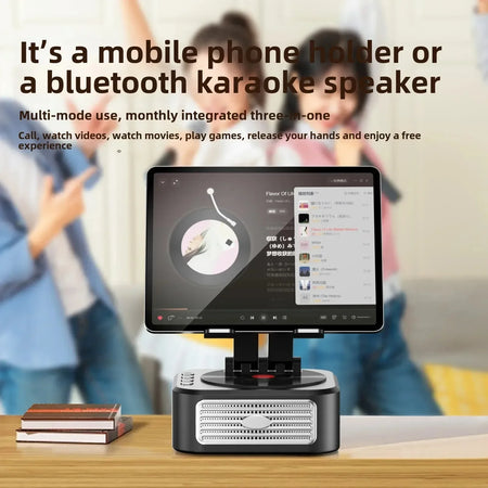 3-in-1 Bluetooth 5.3 Speaker with Tablet Holder &ndash; Foldable