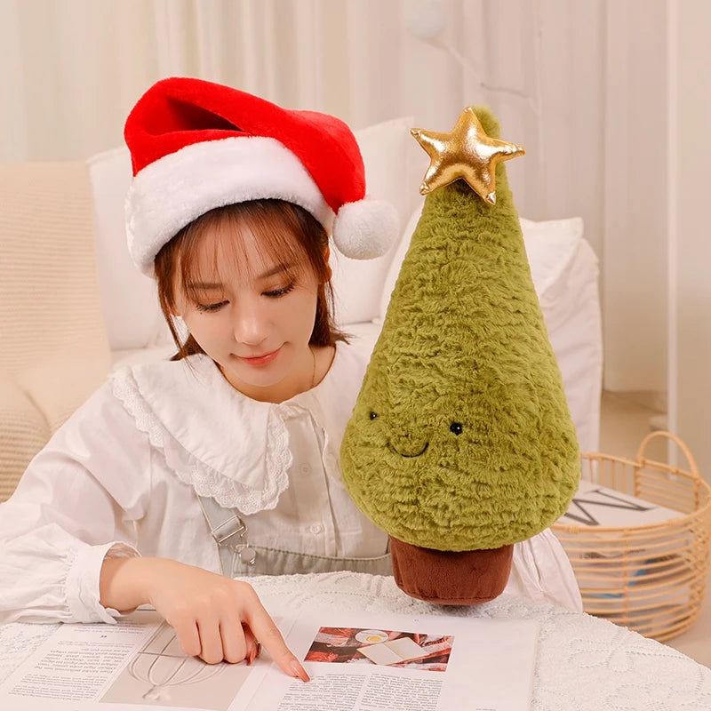Kawaii Christmas Tree &amp; Elk Plush Dolls