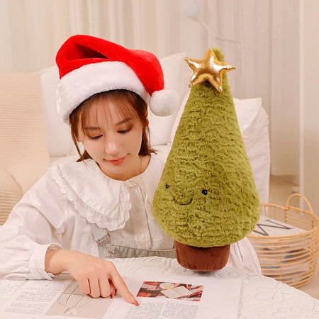Kawaii Christmas Tree &amp; Elk Plush Dolls