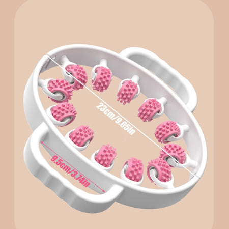 Portable 3D Round Massager Roller for Body Relaxation and Cellulite Treatment