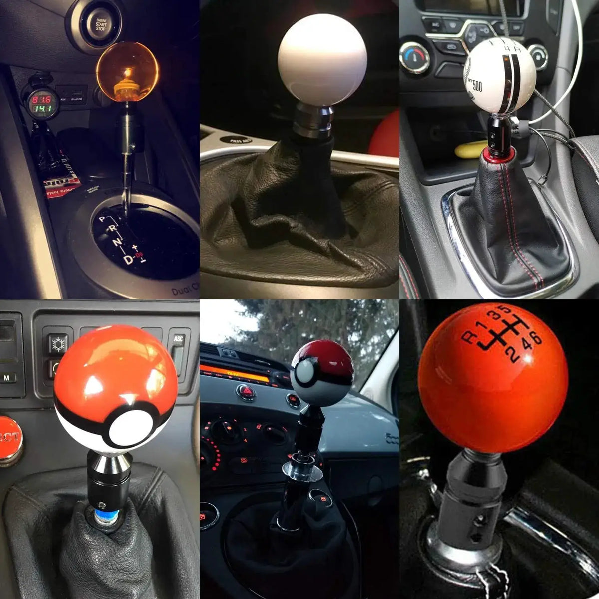 Car Shift Knob Adapter Universal Aluminum Alloy Gear Shift Knob Adapter for Non-Threaded Manual Shifters M12x1.25 M10x1.5 by InterCyprus Trading Ltd