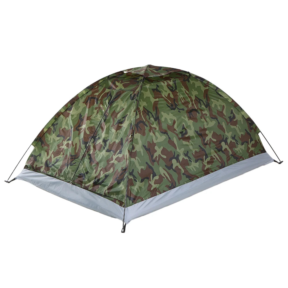 TOMSHOO 2-Person Portable Camouflage Camping Tent