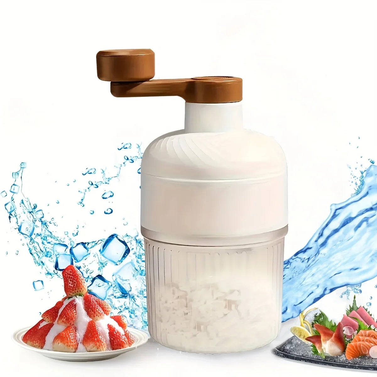 Energy-Efficient Large Multifunctional Ice Machine - No Electricity Needed