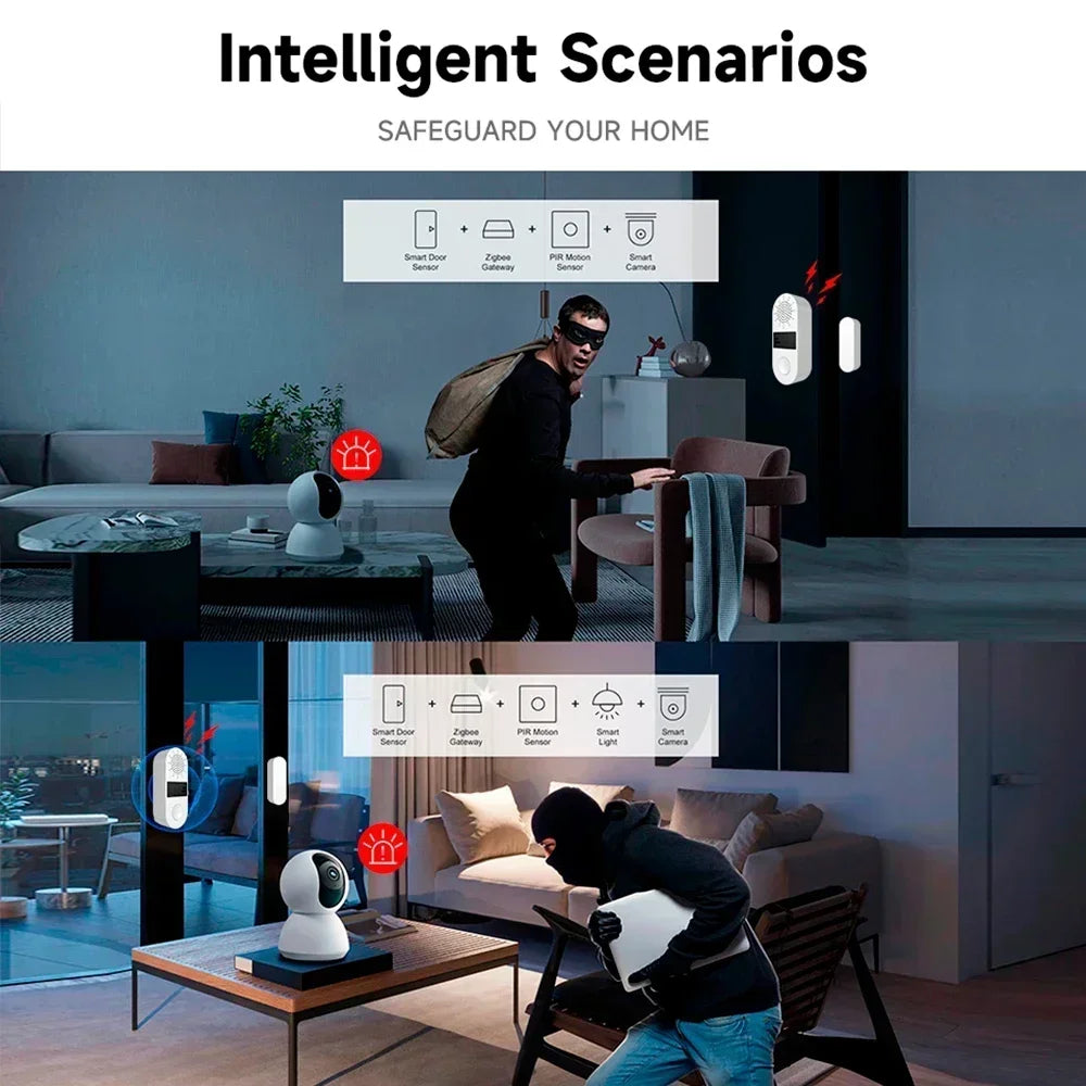 Door Window Alarm &ndash; 130dB Ultra Loud Sound And Light