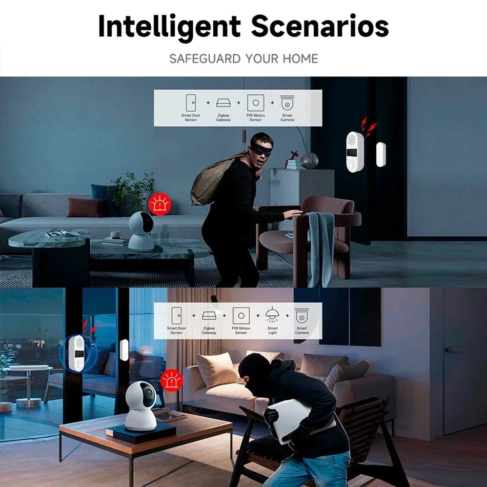 Door Window Alarm &ndash; 130dB Ultra Loud Sound And Light