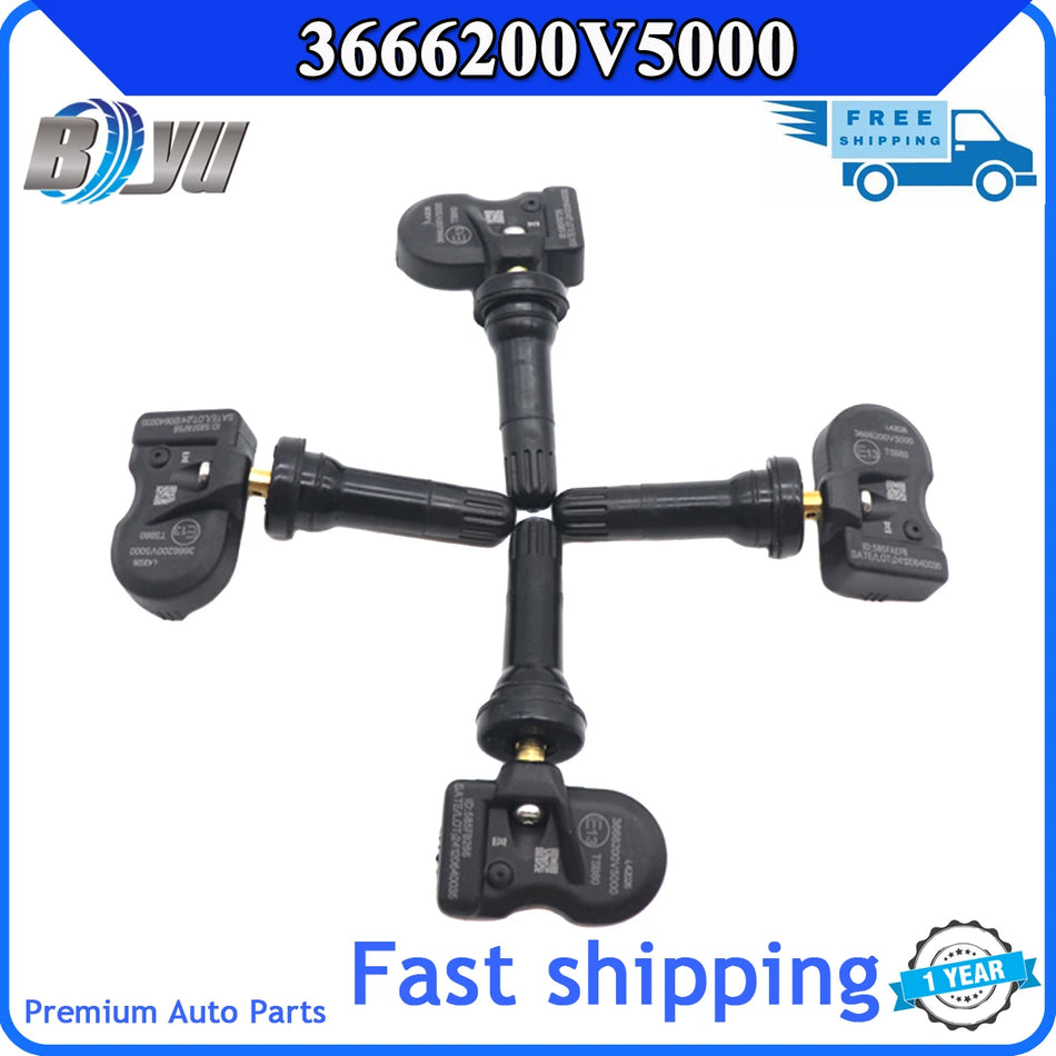 JAC iEVS4 TPMS Tire Pressure Monitor Sensor 433MHz