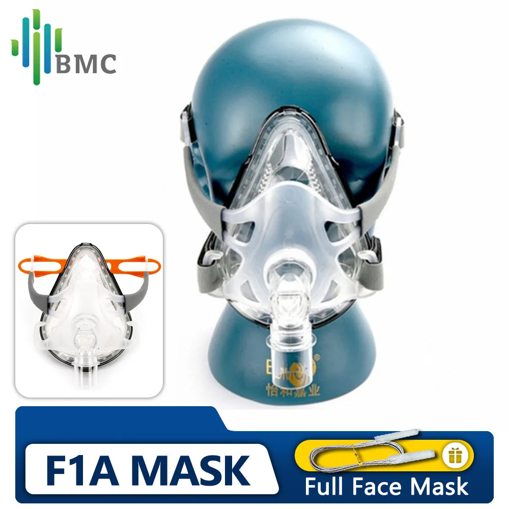BMC F1A Full Face Mask With Headgear &ndash; Lightweight Comfort