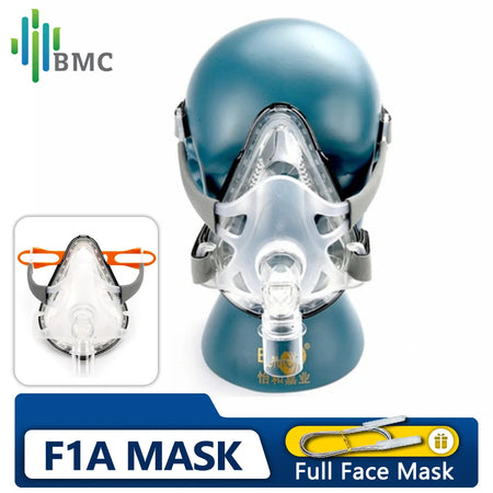 BMC F1A Full Face Mask With Headgear &ndash; Lightweight Comfort