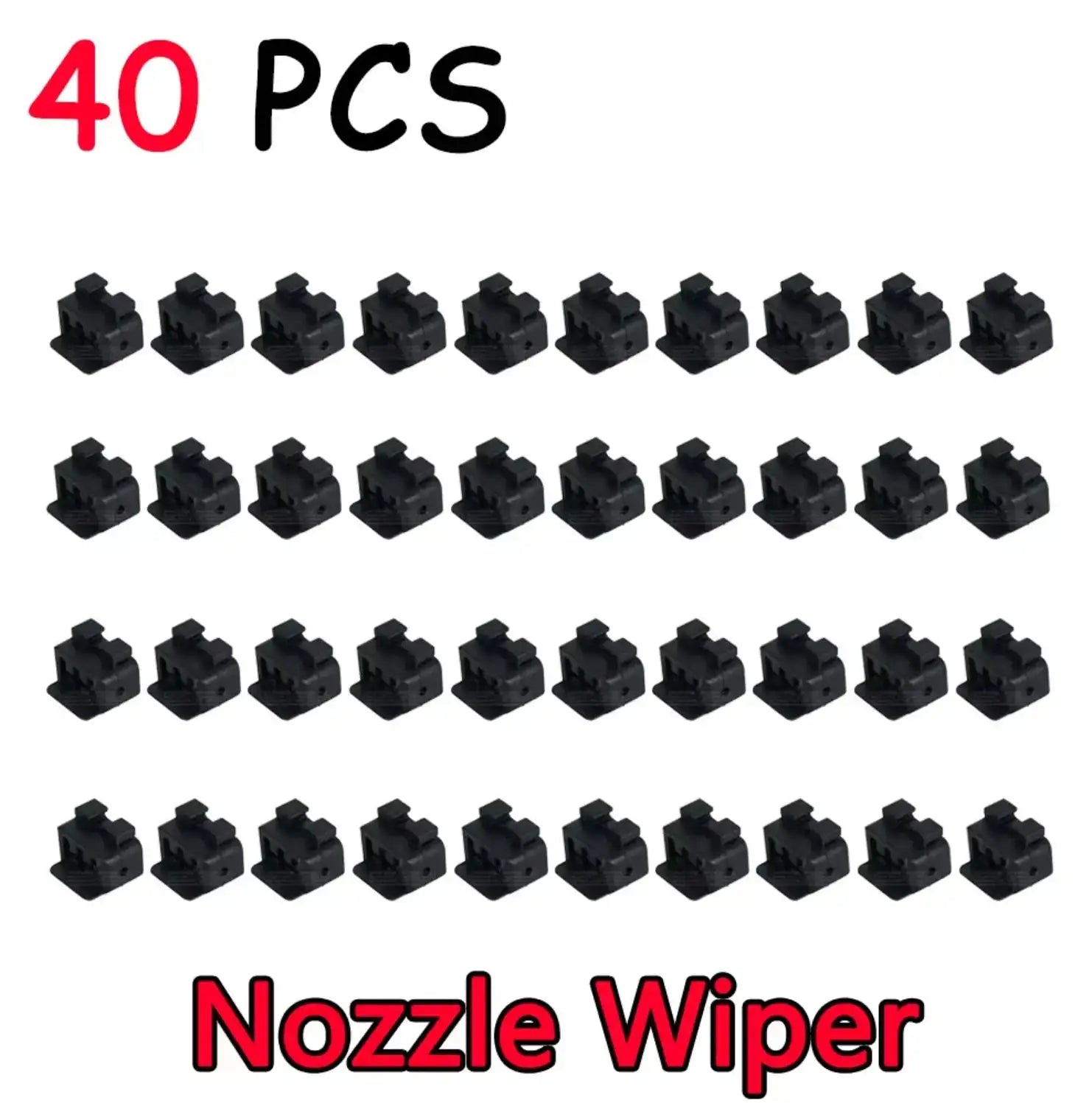 Bambu Lab H2D Nozzle Wiper Silicone Cleaning Brush Hotend 40pcs for H2D