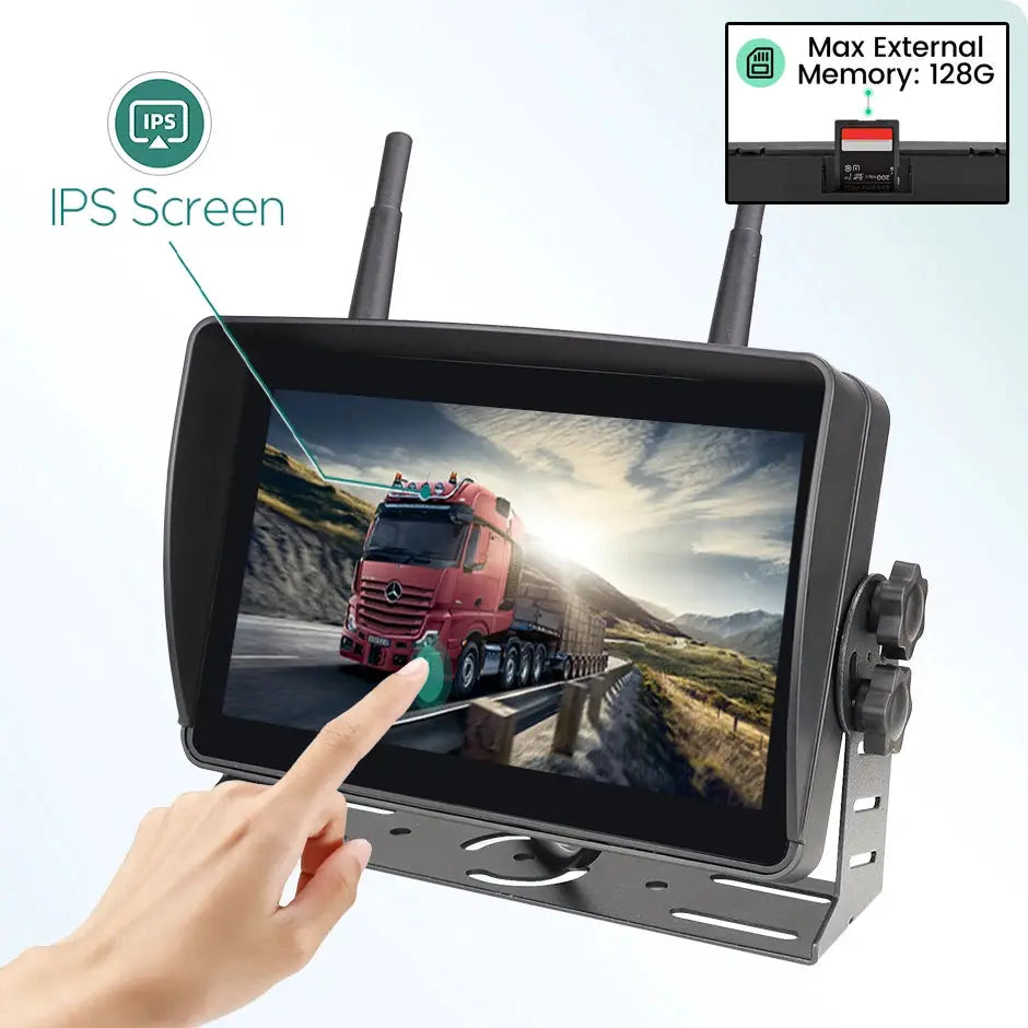 7 Inch AHD Wireless Backup Camera With Monitor For Truck RV by InterCyprus Trading Ltd