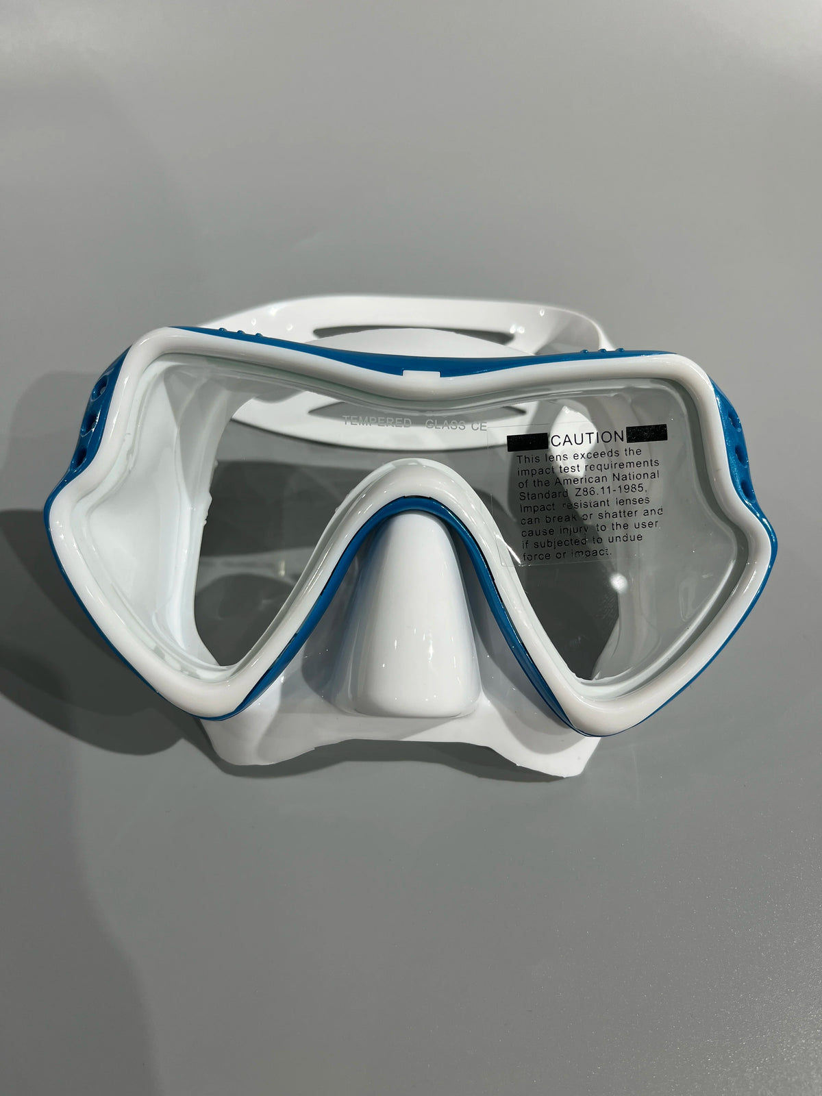 Professional Silicone Scuba Diving Mask - Anti-Fog, UV Protection, Waterproof for Adults 306Blue-white / CHINA