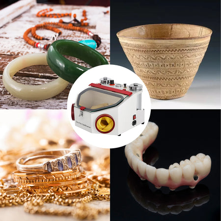 SucceBuy Dental Lab Sandblaster Equipment &ndash; LED View Window