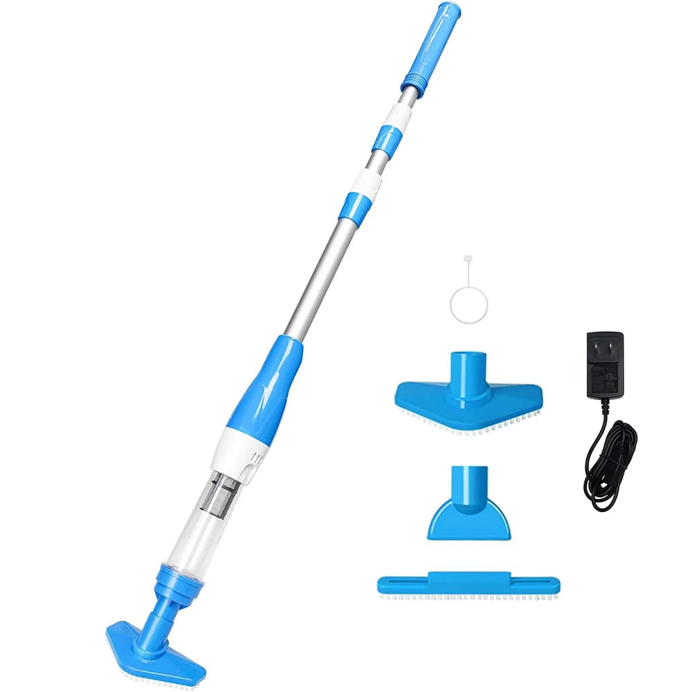 Rechargeable Pool Vacuum Cleaner Handheld - Powerful 25L/min EU Plug 220V