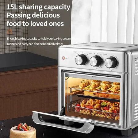 13L Air Fryer Oven With Visible Window Large Capacity