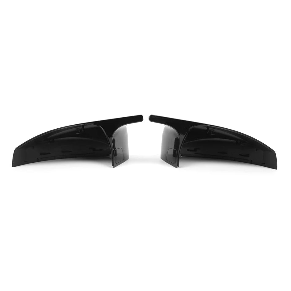 Seiten-Spiegelgehäuse-Paar für Audi A3 2014-2020, glänzend schwarz, langlebige Kunststoffoberfläche