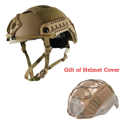 FAST Tactical Riot Helmet &ndash; Thickened ABS Protective Shell Orange round hole