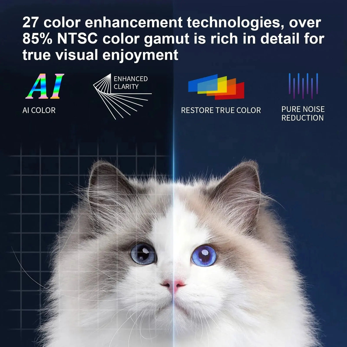 HONGTOP S30MAX &ndash; Ultra-Bright 4K Android Projector Pro