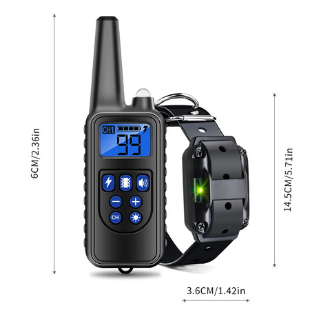 800m Electric Dog Training Collar &ndash; Waterproof Remote