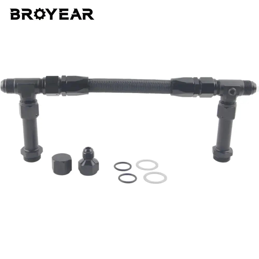 Braided Fuel Line Kit With 8AN Male Flare For Carburetor Engine by InterCyprus Trading Ltd