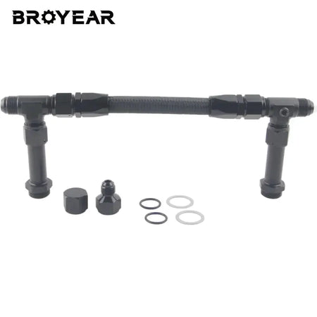 Braided Fuel Line Kit With 8AN Male Flare For Carburetor Engine by InterCyprus Trading Ltd