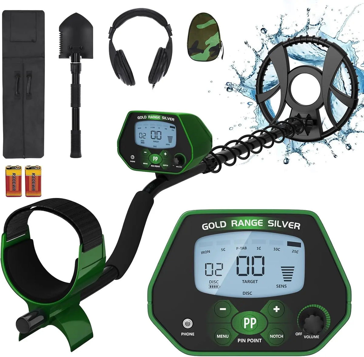 MD1037 Underground Metal Detector &ndash; LCD Display Precision With accessories