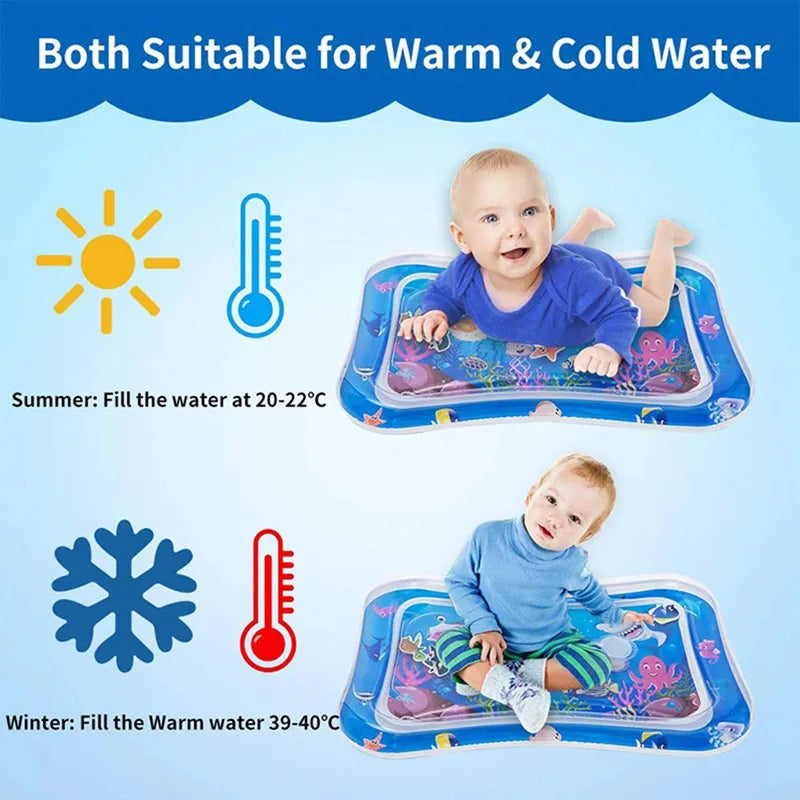 Inflatable Baby Water Play Mat for Tummy Time