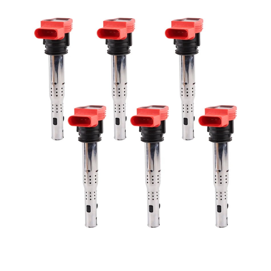 Set of 6 Ignition Coils for VW Touareg V6 Audi A7 A8 A4 A5 A6 Q5 Q7 by InterCyprus Trading Ltd