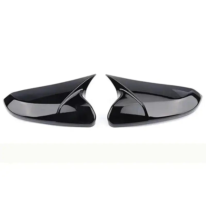 Honda Civic Exterior Mirror Cap Set Carbon Fiber Style Black Bright black