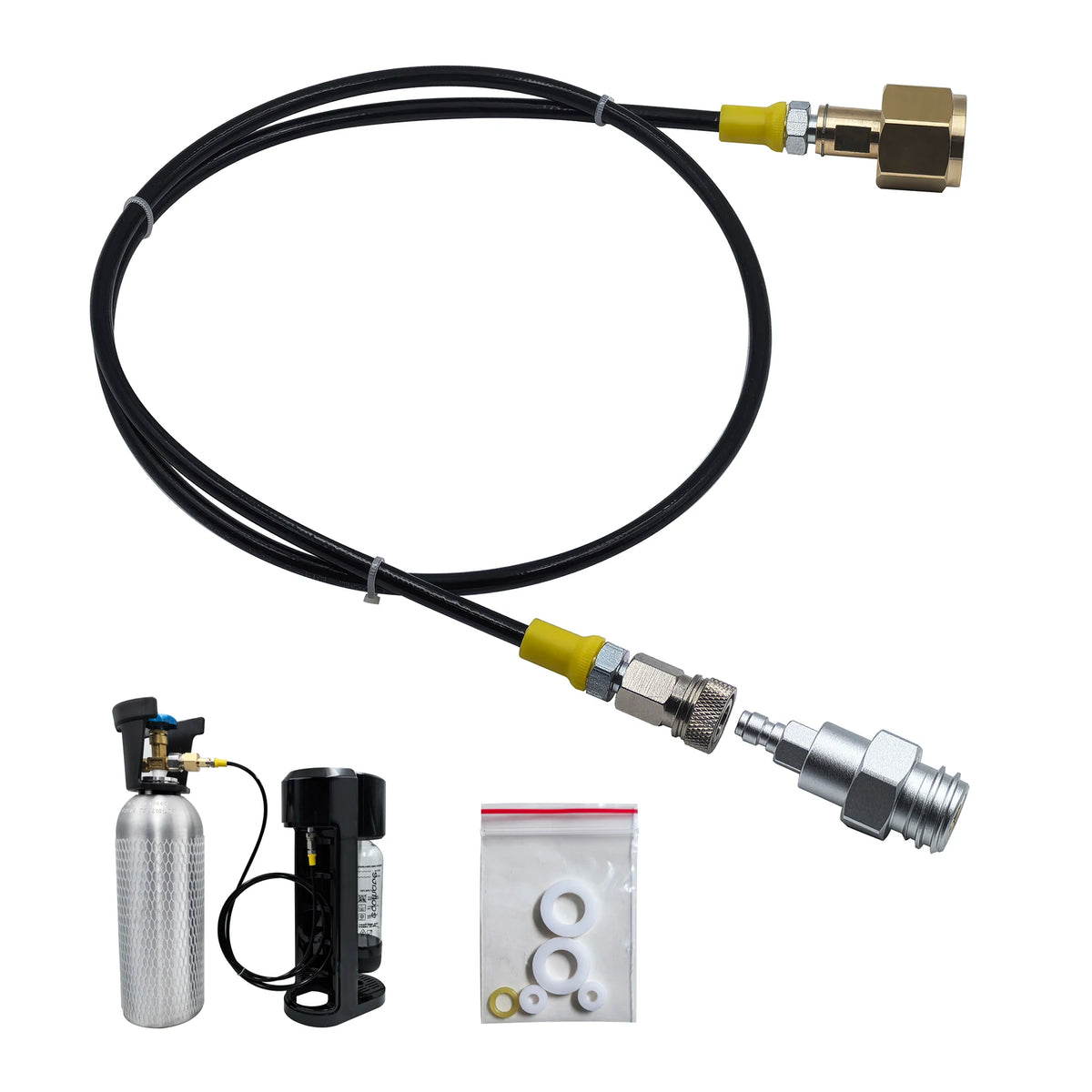 Soda Maker External CO2 Tank Adapter Kit &ndash; Quick Disconnect