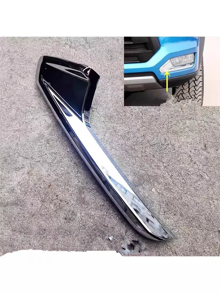Chrome Plated Front Bumper Fog Lamp Cover Trim for JAC T8 by InterCyprus Trading Ltd