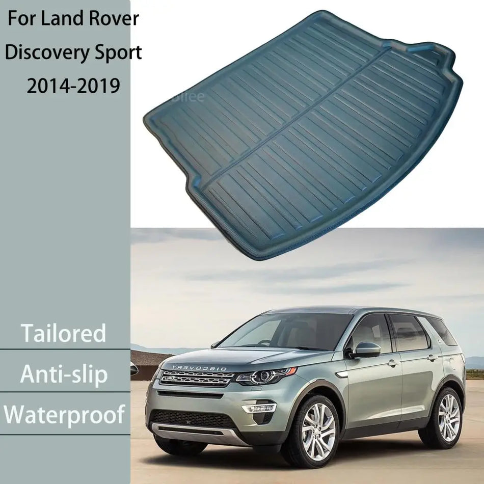 Alfombrilla trasera 3D de EVA negra para Land Rover Discovery Sport