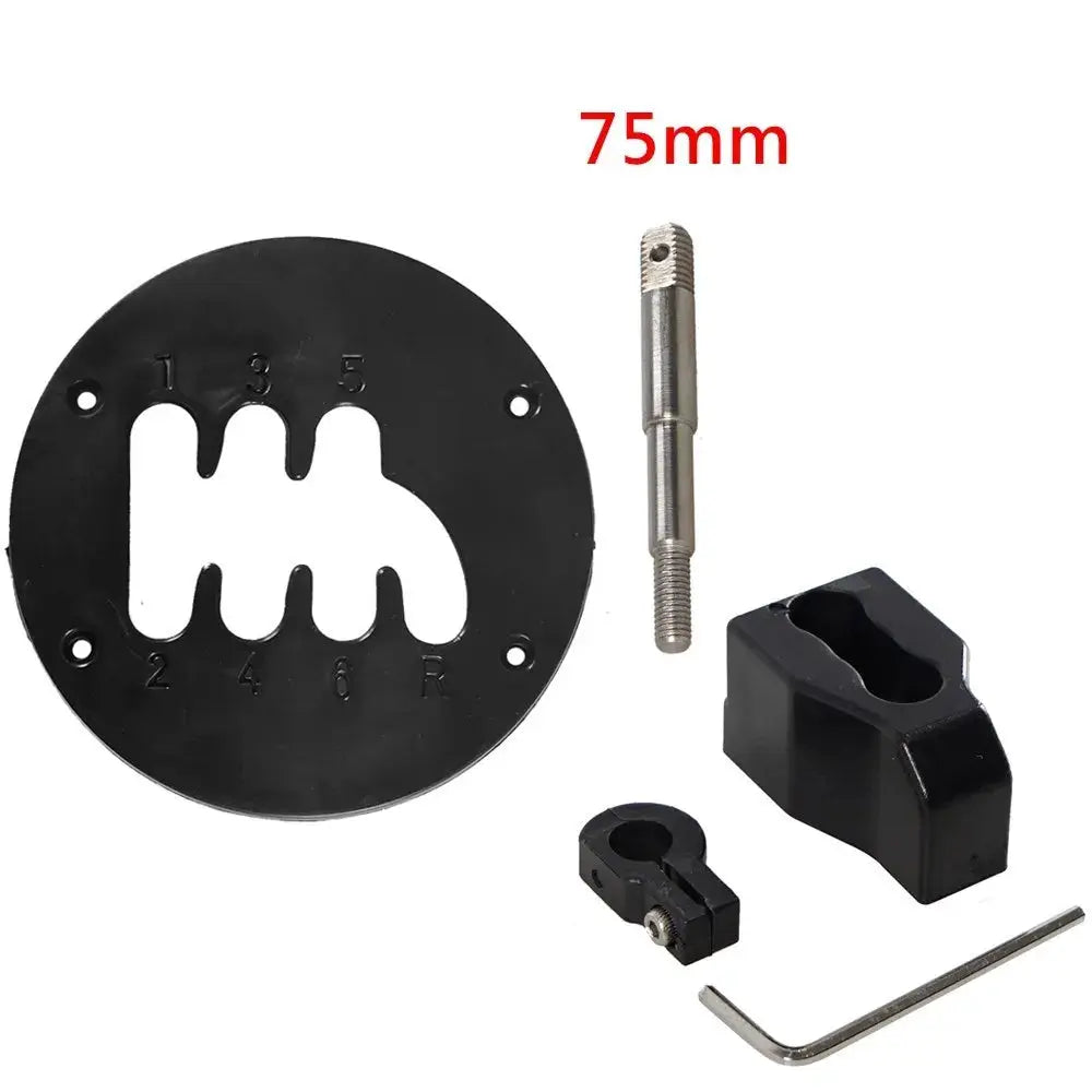 6 Speed Throw Gear Mold Damping Short Shifter Plate Mod for Thrustmaster TH8A Accessories, 75mm or 95mm Shifter Lever Adapter by InterCyprus Trading Ltd